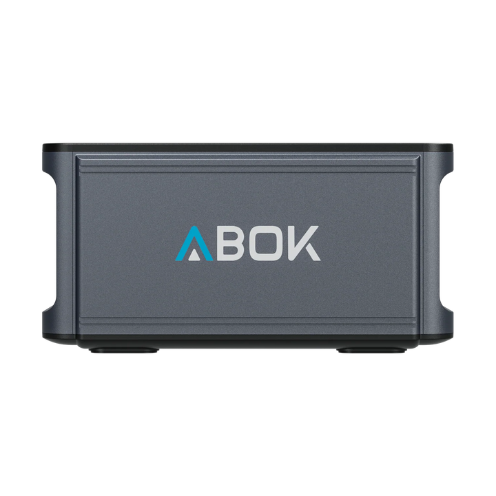 ABOK Ark2000E extra battery in a side product view with ABOK branding.