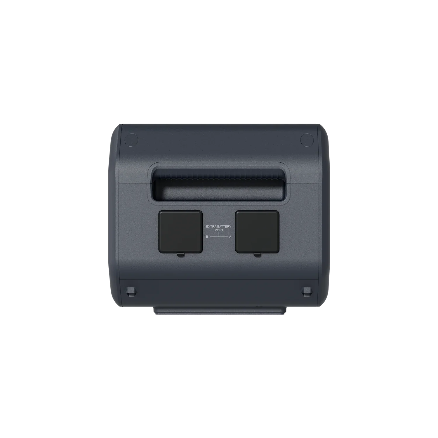 ABOK Ark2500 side product render of the extra battery showing two covered connection ports and carry handle