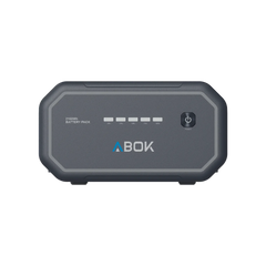 ABOK Ark2500 front product render of the 2160Wh extra battery with charge level indicators