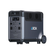 ABOK Ark3600 EU-spec portable power station in an angled front product view.