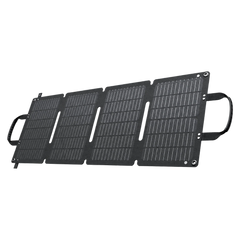 ABOK ASP45 45W portable solar panel fully unfolded in a four-panel product view.