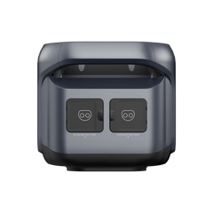 ABOK X1 battery US-spec view showing its expansion cable connection ports.